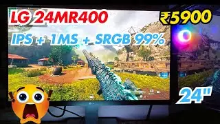 This ₹5900 LG 24 inch Monitor Budget Killer! || LG 24MR400 IPS Monitor 1ms