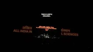 AIIMS is just a college? Really 🥺#aiims #mbbs #neet #medical #viral