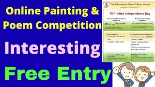 Free Online Painting Competition 2021, Free Online Poetry Competition 2021, Painting, Poem #Shorts
