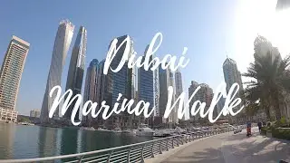 Cycling Dubai: Dubai Marina Walk with GoPro Hero 8 and Head Mount