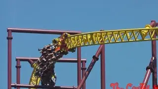Volcano The Blast Coaster Off Ride HD at Kings Dominion