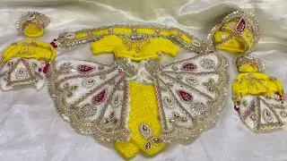 Kanha Ji's New Dress for Vasant Panchami | Mesmerizing Darshan / Beautiful Yellow Dress Darshan 💛🌼