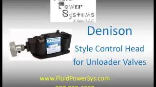 Denison Relief and Unloader Valves