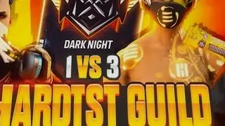 1V3 Guild test Best gameplay video ever pro player vs me Dnzi is back