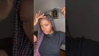 Omg, her braided hair was done in ten minutes | Ft. Wavymy