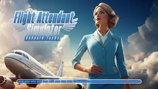 I WORKED AS A BUDGET AIRLINE WORKER IN FLIGHT ATTENDANT SIMULATOR! 👨‍✈️