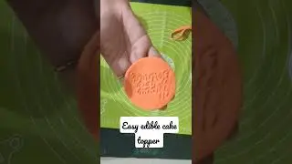 Easy edible cake toppers.#fondanttoppers #edibletoppers#diy #subscribetomychannel #like #comment