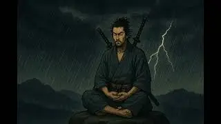 Samurai Sleep Meditation &ndash; Miyamoto Musashi Quotes with Rain & Japanese Flute