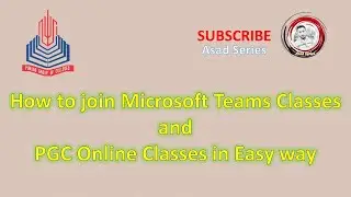 How to join PGC Classes | Microsoft Teams  Classes | in easy way
