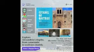 Explore Alexandria's depths, from catacombs to seafront citadels