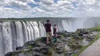 Zimbabwe:  Walking along and cruising above Victoria Falls plus Zip Lining over the Gorge