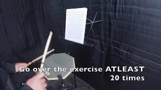 Exercise 1 of Stick Control for the Modern Drummer