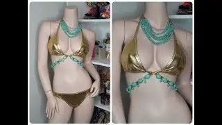 DIY Golden Bikini / DIY Bikini Dorado/ Bikini de 2 piezas