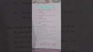 MSc botany paper 3 pteridophytes gymnosperms palaeobotany// shorts DDU examination//