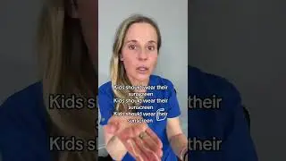 PSA from a skin cancer surgeon: sun exposure as a child can lead to a future with skin cancer.