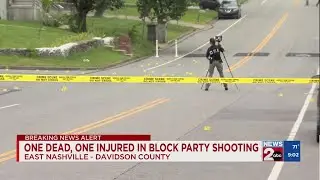Woman killed, man injured in shooting at block party on Oakwood Avenue in Nashville