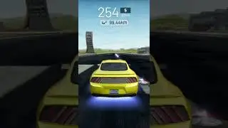 Max speed test of Ford Mustang in Extreme car driving simulator #gaming #simulatorgame