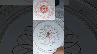 Must try this ✅Spjrograph Reverse ◀️ #spirograph #reverse #ytshort #viralshort #trendingvideo
