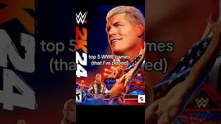 Top 5 WWE Games That I&rsquo;ve Played!🔥🎮#wwe #wwegames#2k #wwesuperstar#wrestling #brocklesnar#johncena