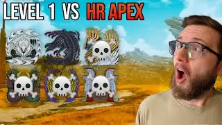Level 1 Vs. HR Apex. No armor ✅ level 1 weapon ✅ No cat ✅ Solo ✅  Part 17: oh god i am at 17