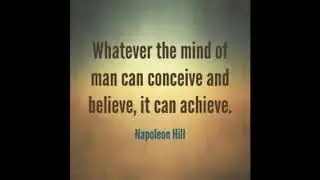 Napoleon Hill Definiteness Of Purpose 1 - Rare Recording!!!