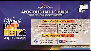 2021 Virtual Century Camp Meeting - Sunday Morning Worship - 7/18
