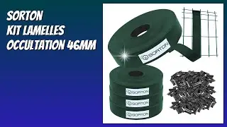 AVIS (2026) : Sorton Kit Lamelles Occultation 46MM. D&Eacute;TAILS