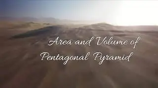 Geometry: Pentagonal Pyramid Area and Volume