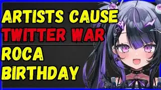 VTuberArtists HUGE BACKLASH on X, Roca Rourin Bday!