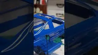 fiero blue finally living up to its name. got body painted tonight. mpc fiero gt