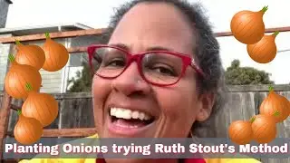 THROW BACK THURSDAY: They say the Ruth Stout's Method of planting Onions works!  LET'S TRY! | VLOG