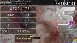 Primastella - Koigokoro [Kuron's Insane] +HD,DT (97.87%)