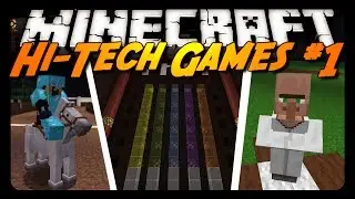 Minecraft: HI-TECH GAMES! - Pt. 1 w/ CavemanFilms!