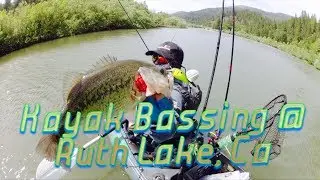 Bass and Trout Kayaking @ Ruth Lake, Ca