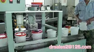 Lid Placer with Orientation and lid Press|lid loader/Denester| plastic lid closer machine