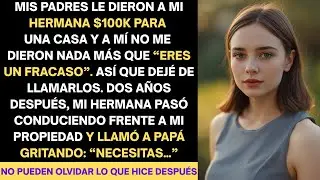 Mis padres le dieron $100,000 a mi hermana; a mí solo “fracaso”… me quedé con el terreno