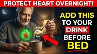 Seniors, Add THIS to Your Drink to Protect Your Heart Overnight | Senior Health Tips