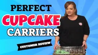 How To Transport Cupcakes With Frosting - Cupcake Holder Product Review by Jennifer