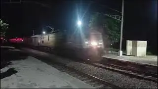 WAP-7 with rare horn #wap7 #indianrailways