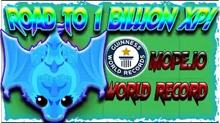 Mope.io Livestream - WORLD RECORD ATTEMPT | WILL I REACH 1 BILLION XP ?!