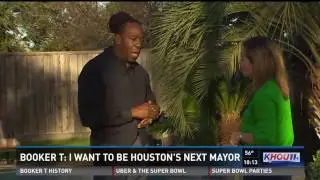Former pro wrestler Booker T discusses run for Houston mayor
