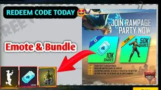 LAB GIANT BUNDLE & 3 DIAMOND ROYAL VOUCHER REDEEM CODE | FREE FIRE REDEEM CODE TODAY
