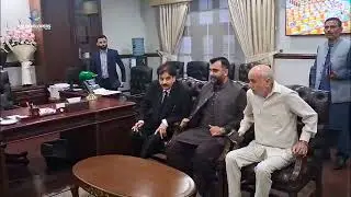 Chairman OZ Group, Mr. Hamza Majeed, visited Punjab Assembly to meet Law minister Mr. Rana Maqbool.