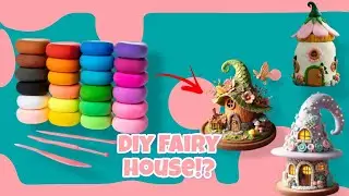 DIY miniature Fairy House with clay || Guess the Fairytale!!?💡|| Clay Art Ideas