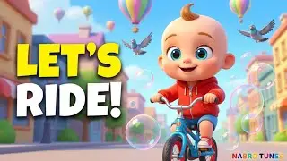 Ready, Set, Ride! Bike Song for Kids | Toddler Learning & Baby Songs | Nabro Tunes