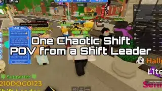 One Chaotic Shift as a Shift Leader - Roblox Washiez POV