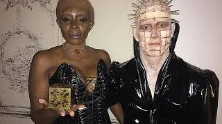 Pinhead and Cenobite Hellraiser Special Effects Makeup Halloween 2016