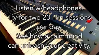 VSM: 20-Minute Meditation Track (Vintage Synth) @A432Hz