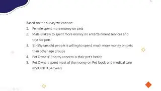 Consumer Behavior Pet Business