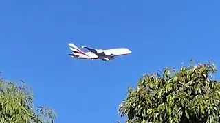 This Emirates Airbus A380 Decided To Take The Scenic Route 
